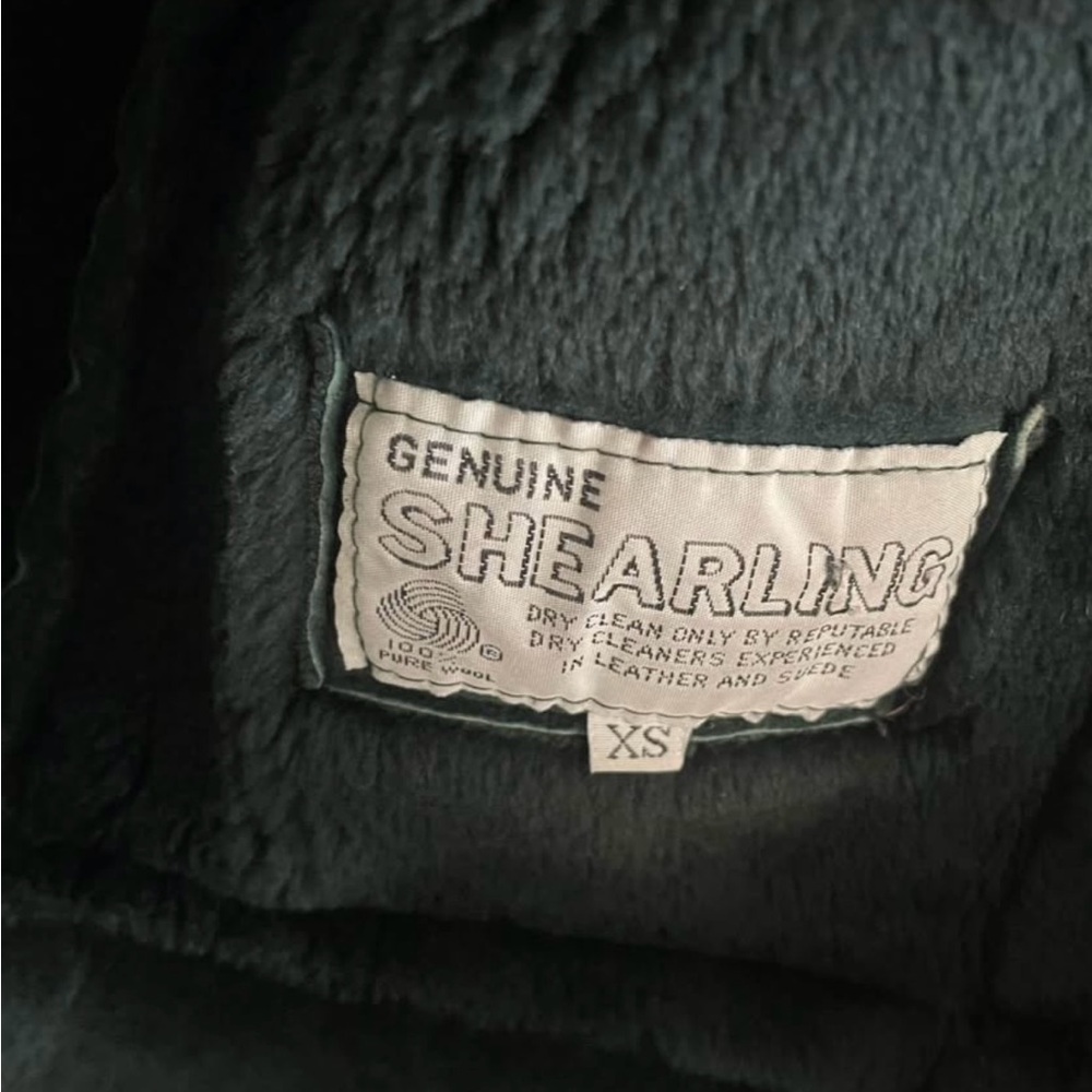 Genuine Merchandise Black Shearling Pea Coat